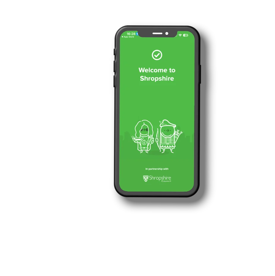 Iphone Citymapper App Welcome To Shropshire Screen