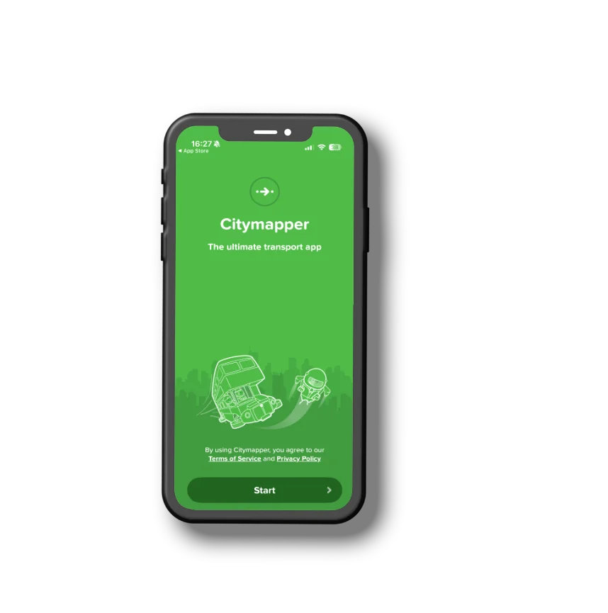 Iphone Citymapper App Home Screen