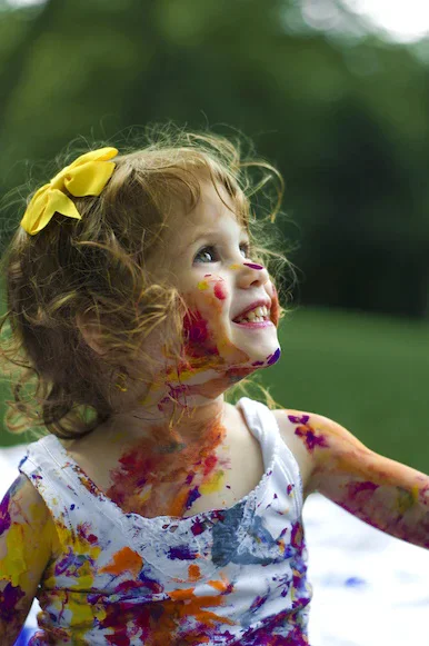 Girl With Paint