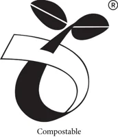 The International Logo Printed On The Compostable Products Certified According To EN