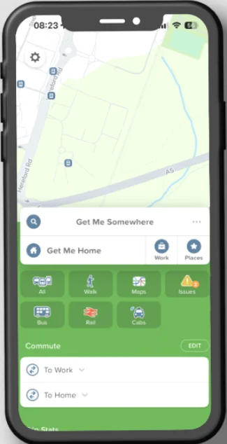 Iphone Citymapper App Get Me Somewhere Screen