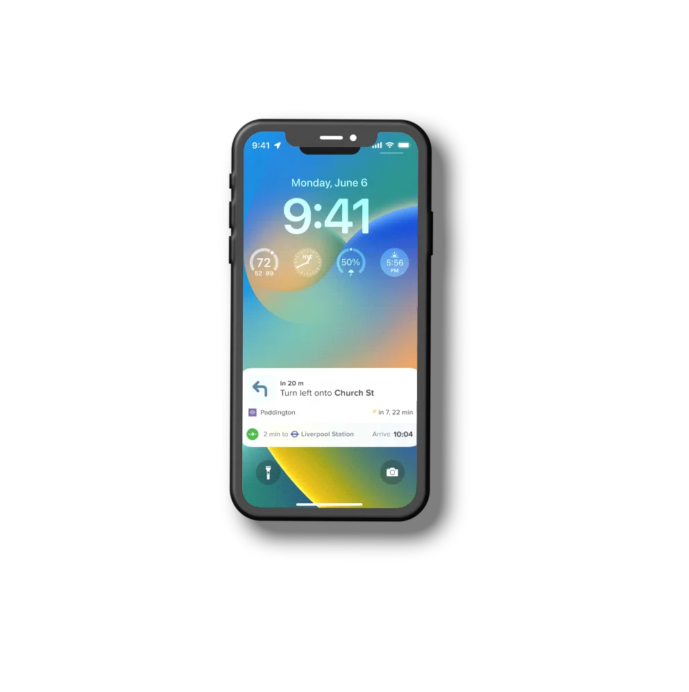 Iphone Citymapper App Go Smart Notification Screen