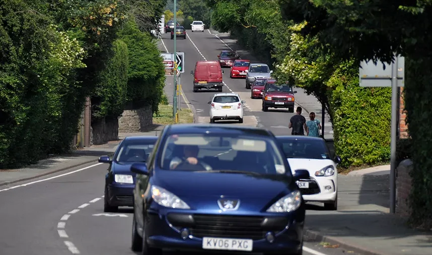 Traffic On A Shrewsbury Road