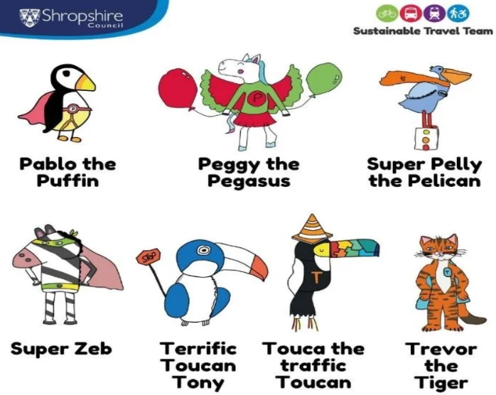 Road Safety Characters
