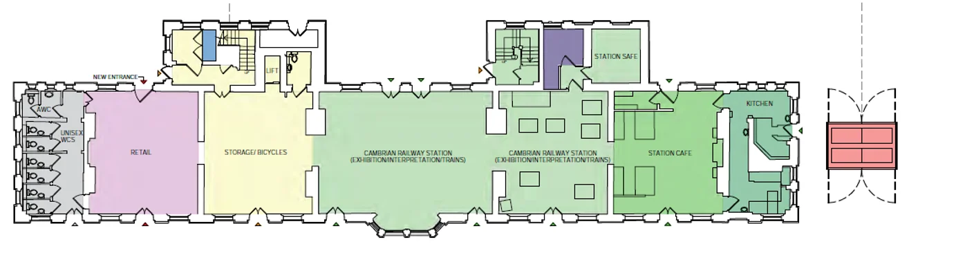 Image showing another proposed building plan for the ground floor