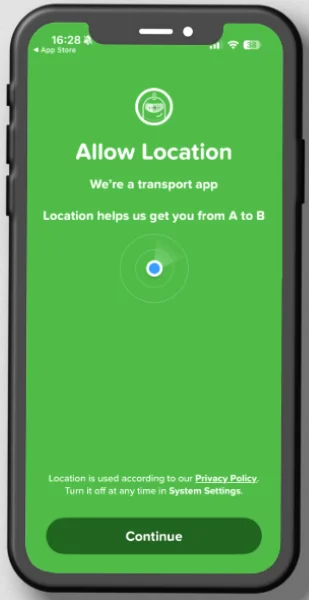 Iphone Citymapper App Allow Location Services Screen