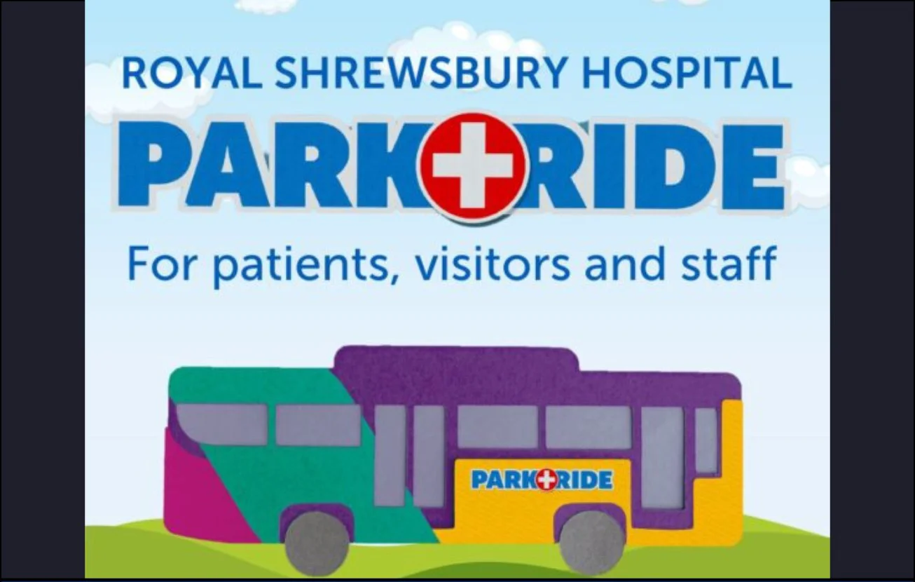 Royal Shrewsbury Hospital Park And Ride Shuttle Link Image