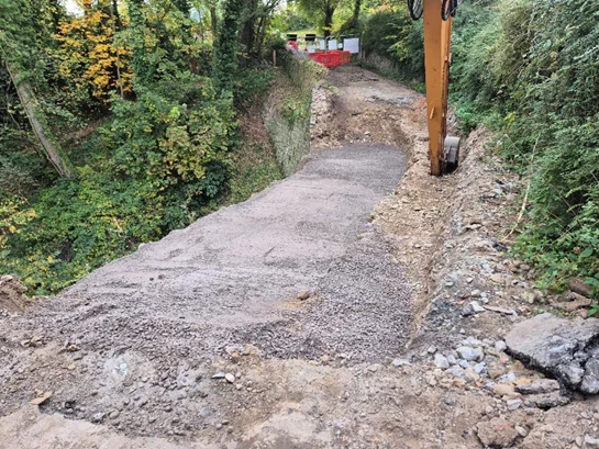 Current Condition Of The Carriageway Directly Over The Bridge Structure