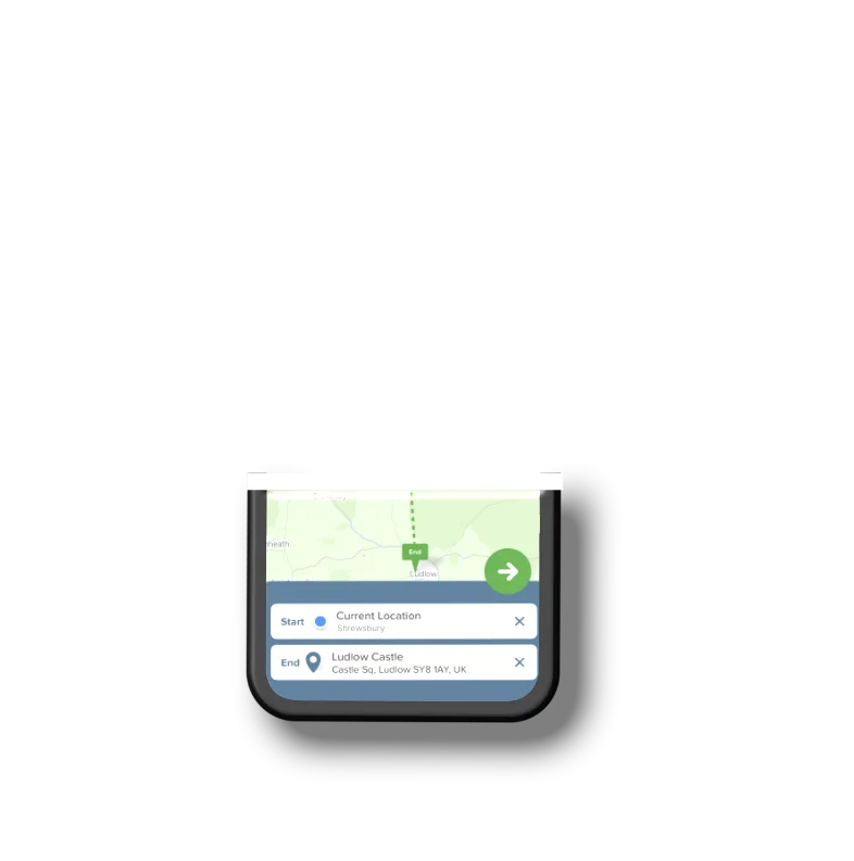 Iphone Citymapper App Green Arrow Lower Screen