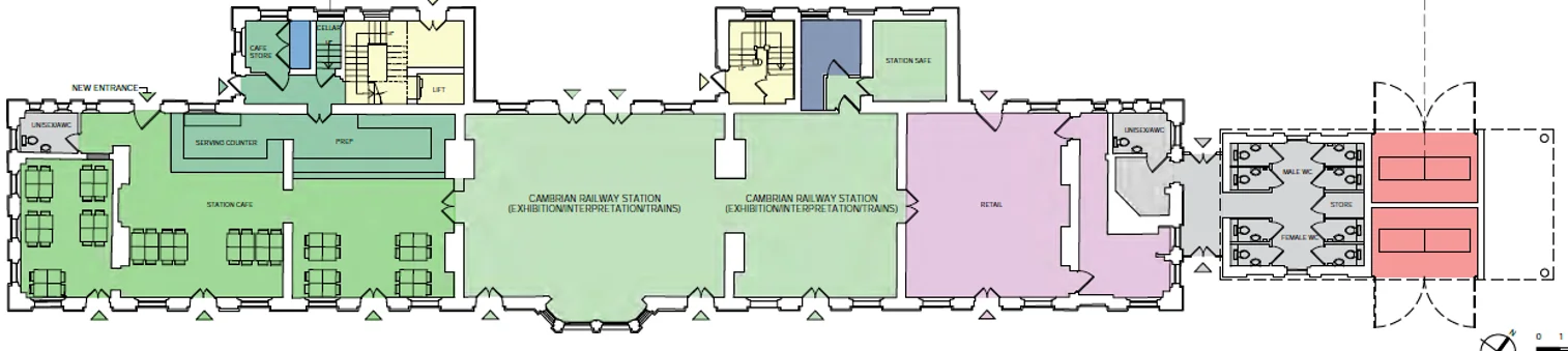 Image showing a proposed building plan for the ground floor
