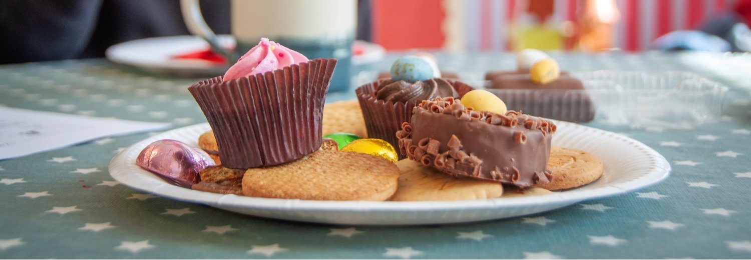 Shared Lives Coffee Morning Picture Of A Plate Of Cakes