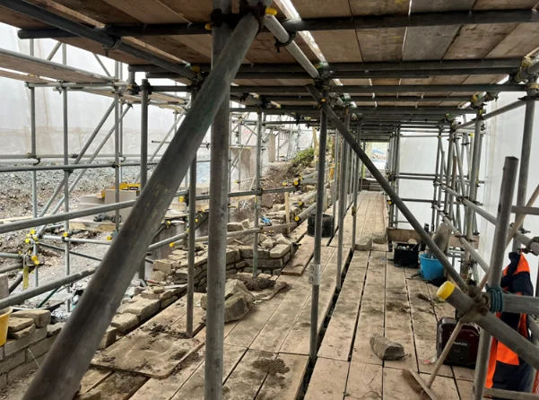 Bronygarth Bridge Spring 26 Works Current Progression Of Masonry Rebuild