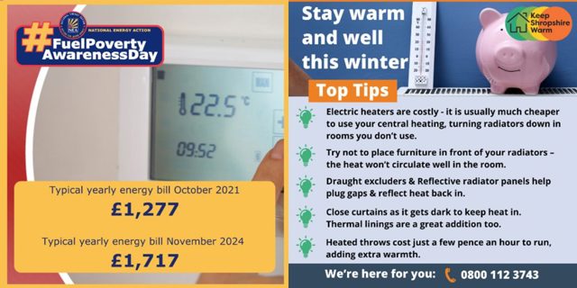 Fuel Poverty Awareness Day – support and advice available to help residents keep warm and well this winter