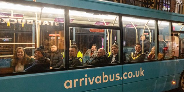 Shrewsbury Night Bus trial reaches week three with strong support and positive passenger feedback
