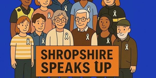 Shropshire Speaks Up campaign to support White Ribbon Day
