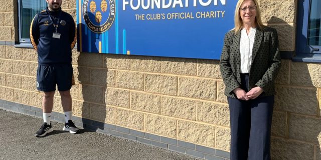 Shropshire Fostering teams up with Shrewsbury Town FC Foundation to support carers and children