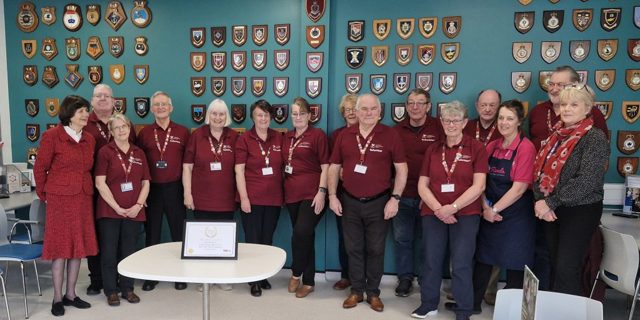 Award win for Armed Forces Covenant team volunteers for outreach work