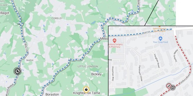 Tenbury Road in Cleobury Mortimer to be resurfaced