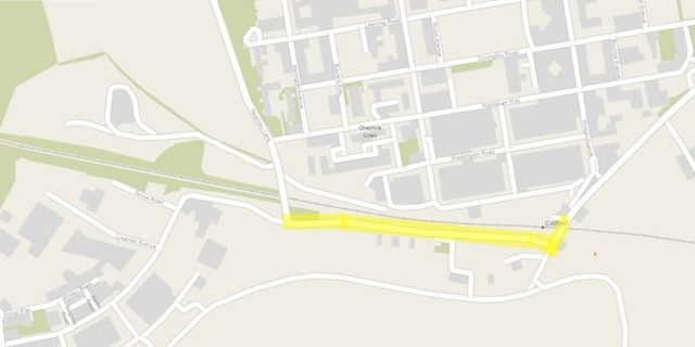 Cosford footpath work to be completed this week