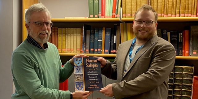 Council welcomes special gift from Shropshire Archaeological and Historical Society