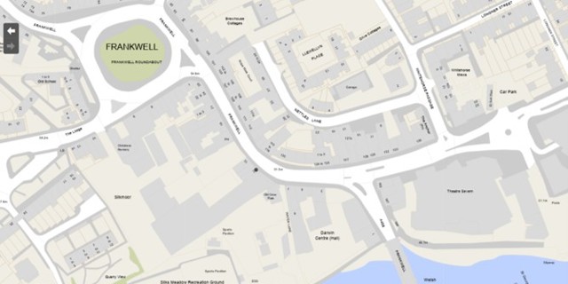 One-way overnight road closure on Frankwell, Shrewsbury for sewerage work