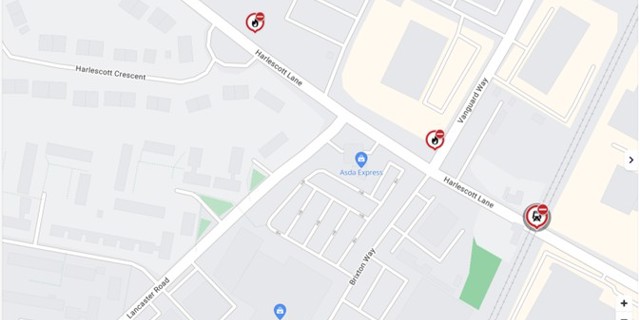 Gas main replacement work on Harlescott Lane, Shrewsbury