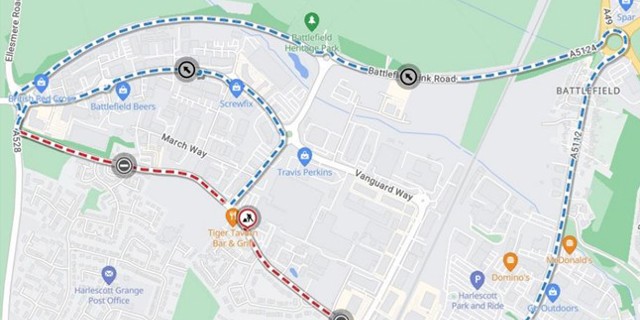 Harlescott Lane in Shrewsbury to be resurfaced