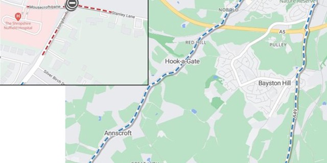 New pedestrian crossing to be installed on Longden Road, Shrewsbury