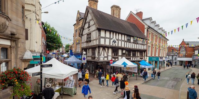 Drop-in event as part of Oswestry shop front design consultation