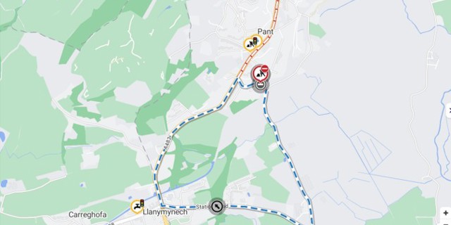 Rhiew Revel Bridge near Pant to close for repairs