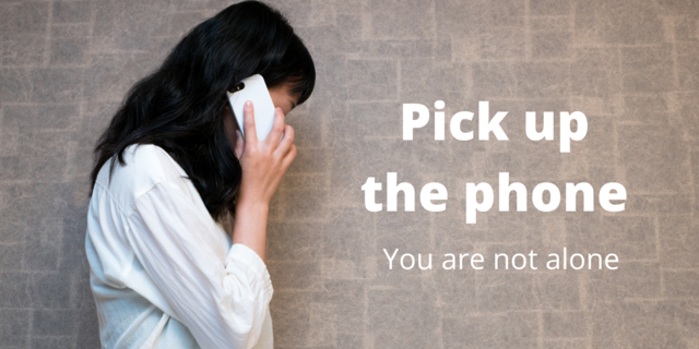 Pick up the phone – you are not alone this festive season