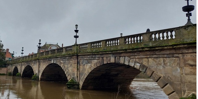 Welsh Bridge in Shrewsbury to close for repairs